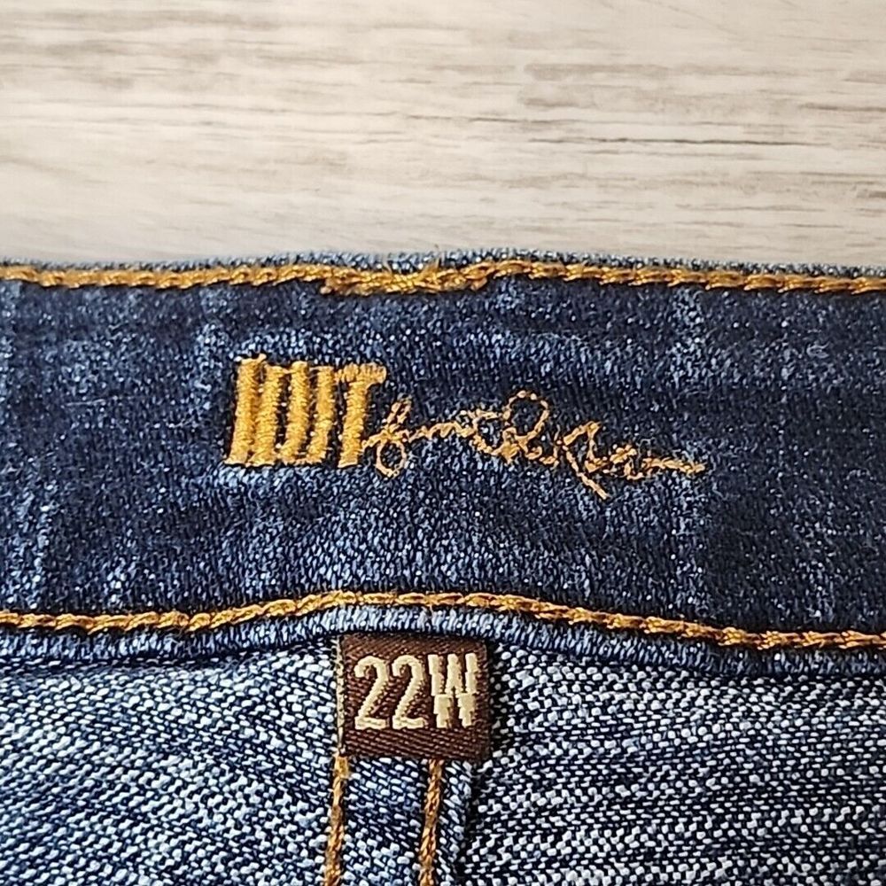 KUT‎ From The Kloth Catherine Boyfriend Jeans Women 22W KP494GZ4 Blue Denim - Picture 3 of 11